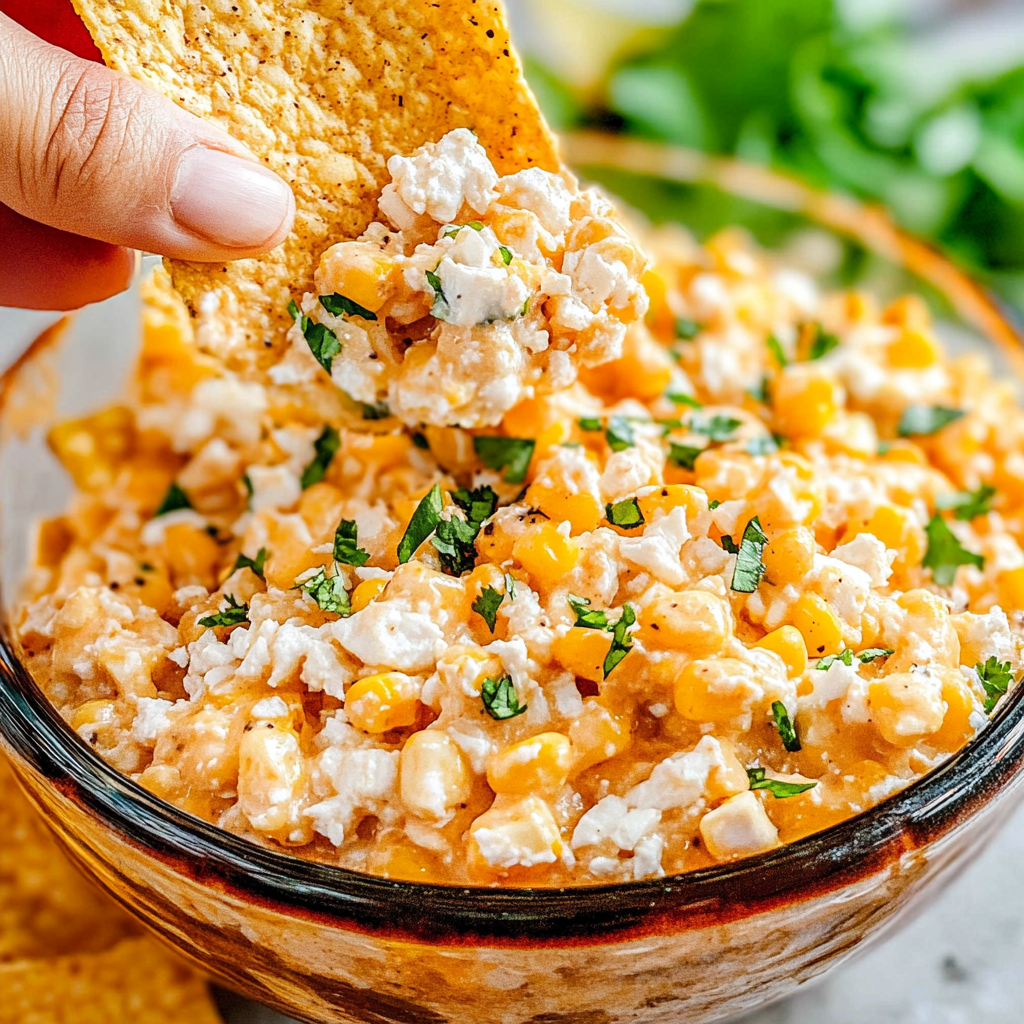 Recipe preparation for Street Corn Dip