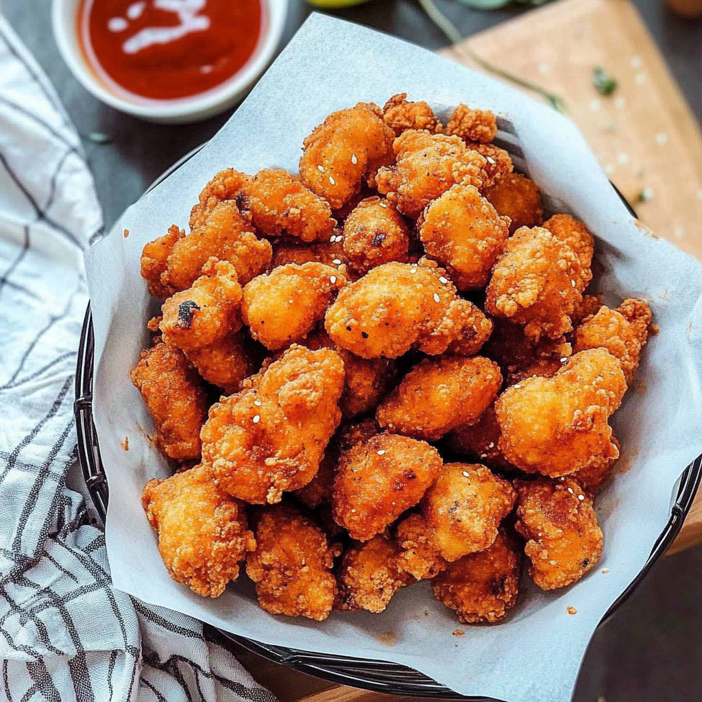 Recipe preparation for Popcorn Chicken