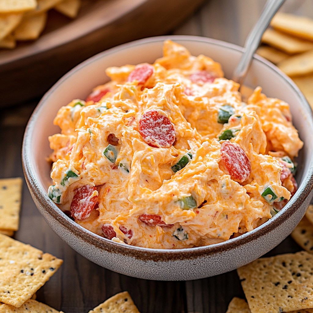 Recipe preparation for Jalapeno Pimento Cheese