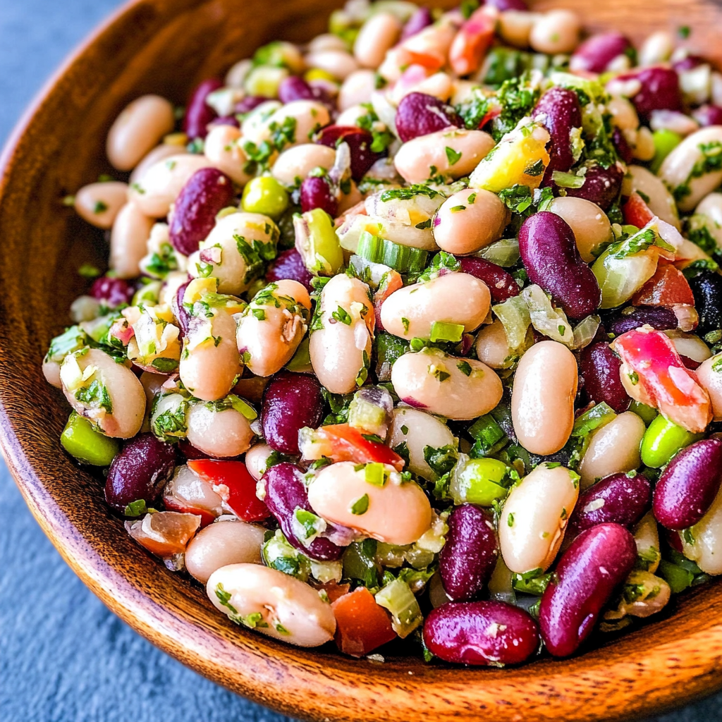 Recipe preparation for 3 Bean Salad