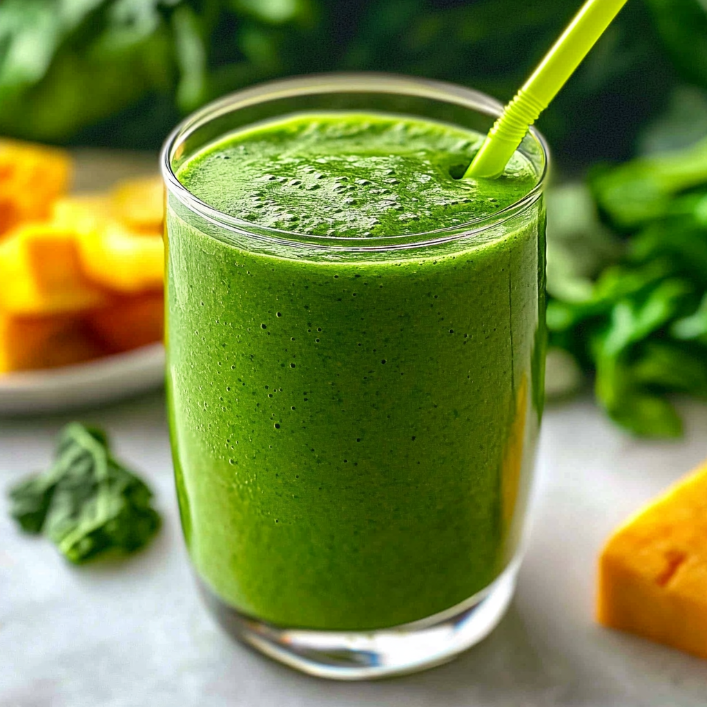 Recipe preparation for Green Smoothie Recipe