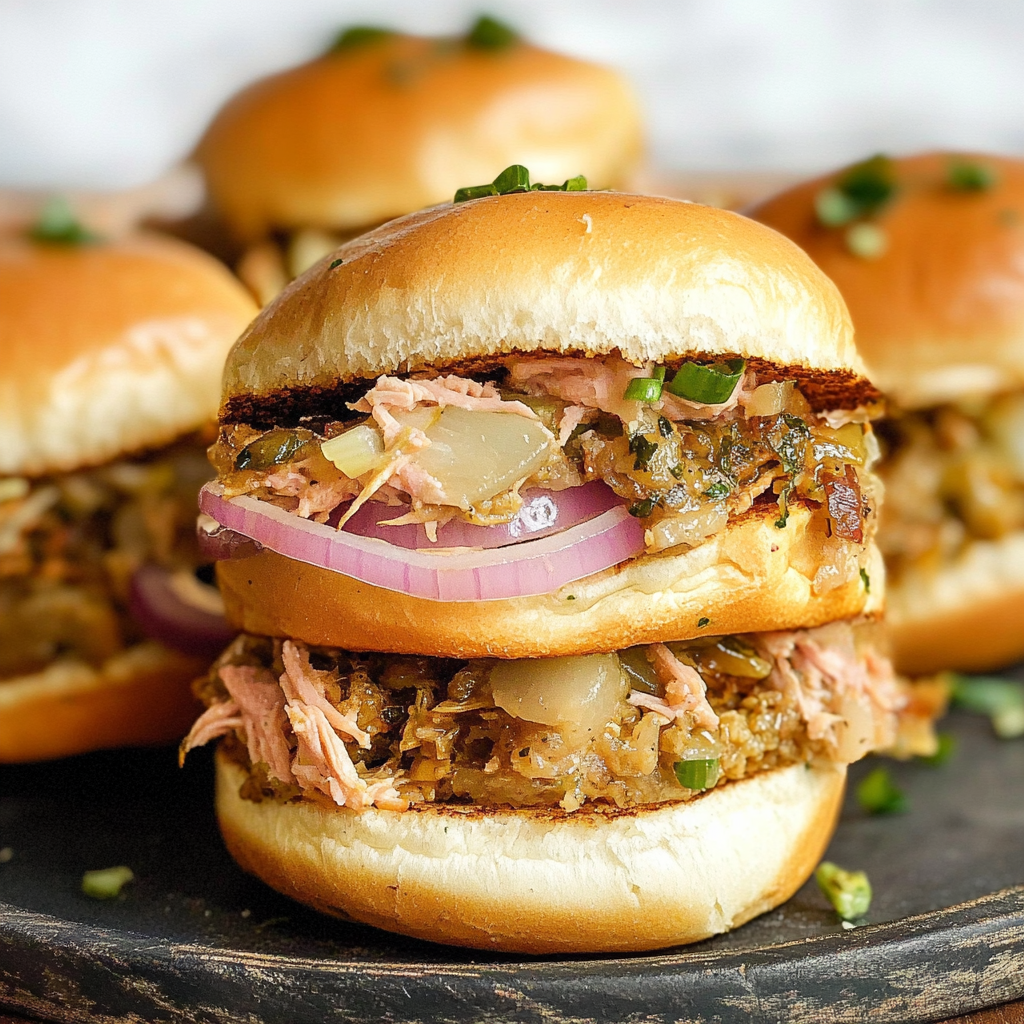Recipe preparation for Slow Cooker Cuban Sliders