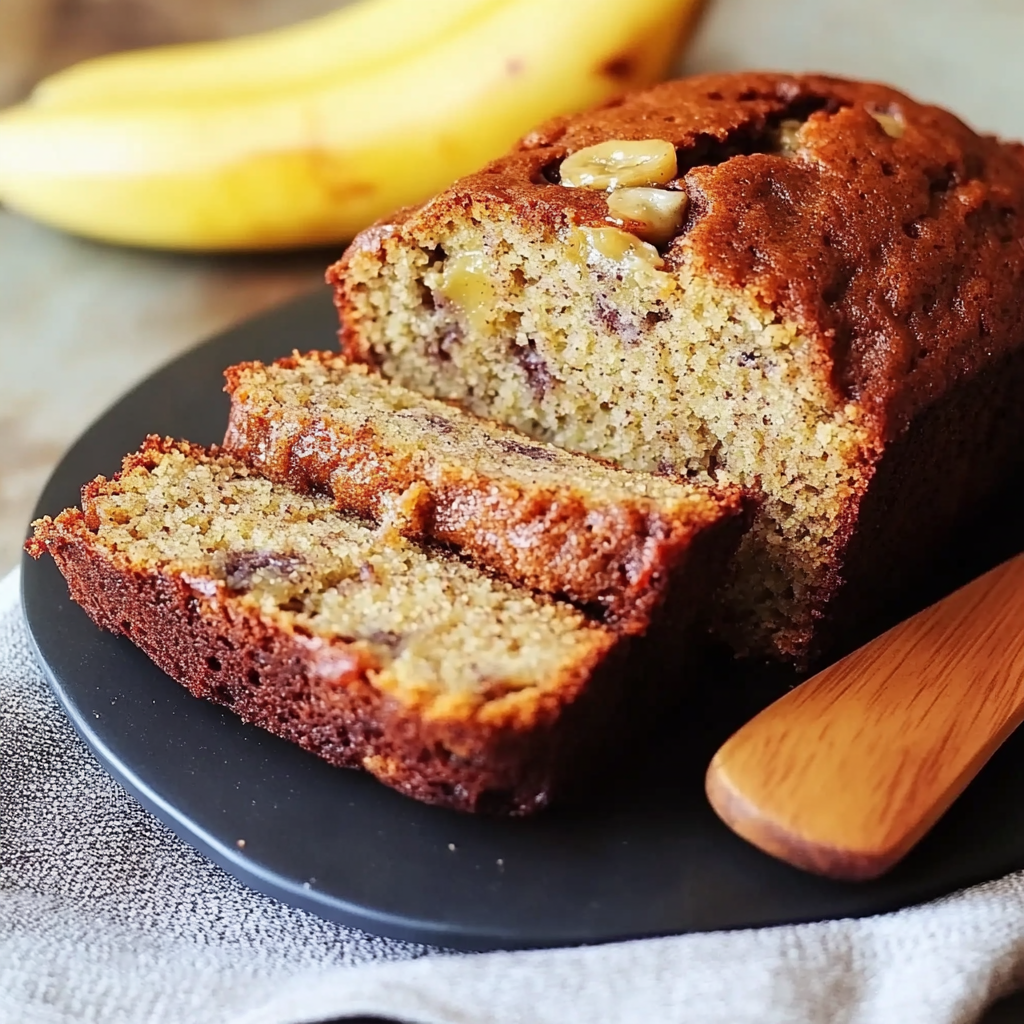 Recipe preparation for Buttermilk Banana Bread