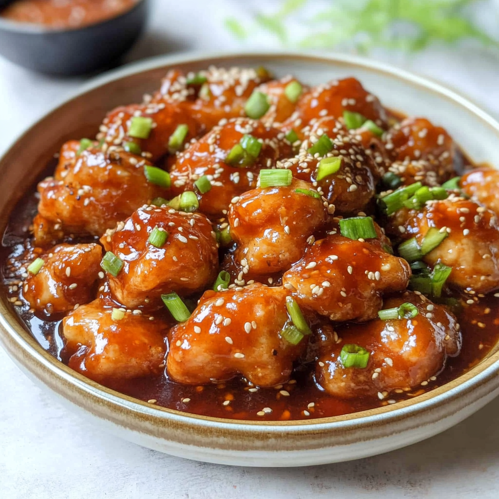 Recipe preparation for Gochujang Chicken