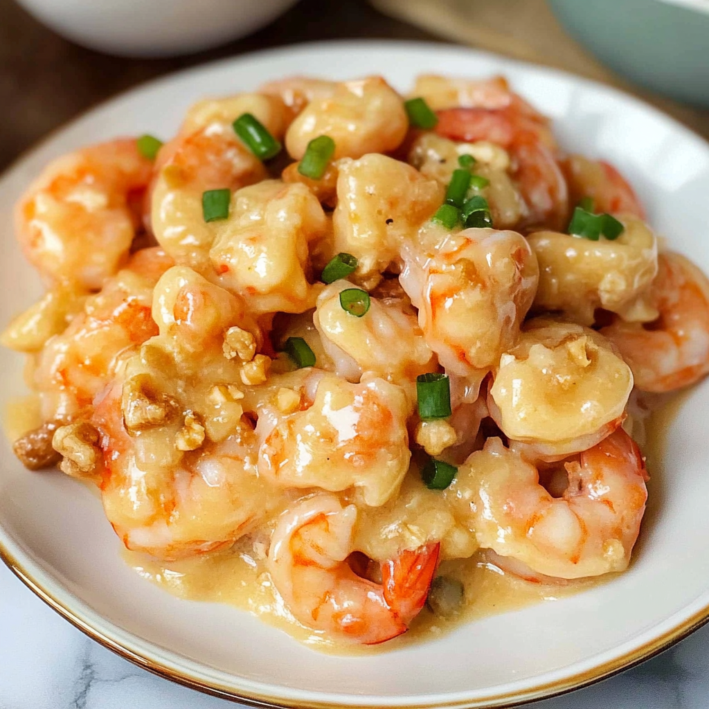 Recipe preparation for Honey Walnut Shrimp