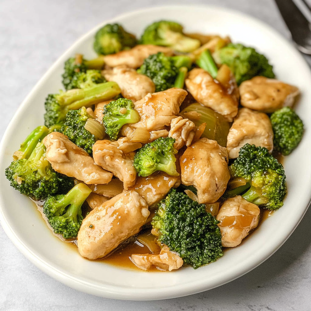 Recipe preparation for Chicken and Broccoli