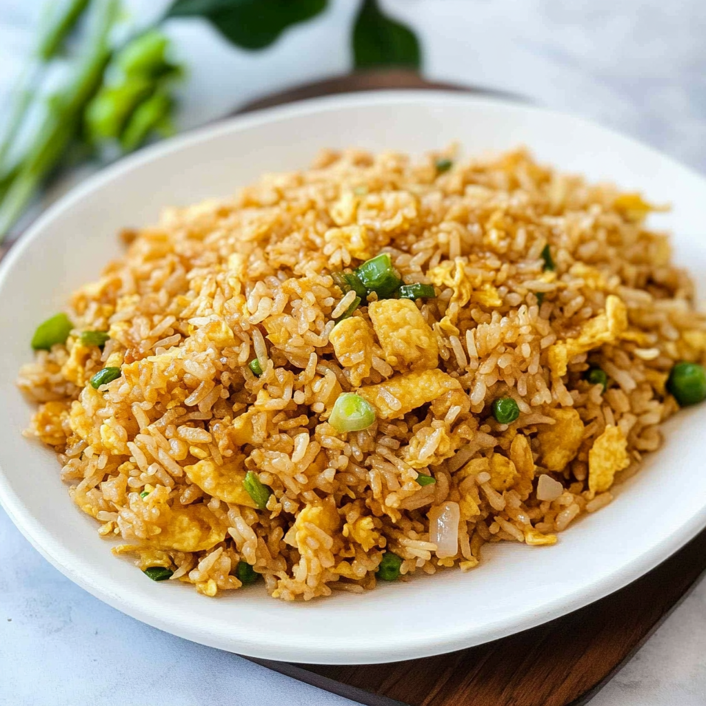 Recipe preparation for Egg Fried Rice
