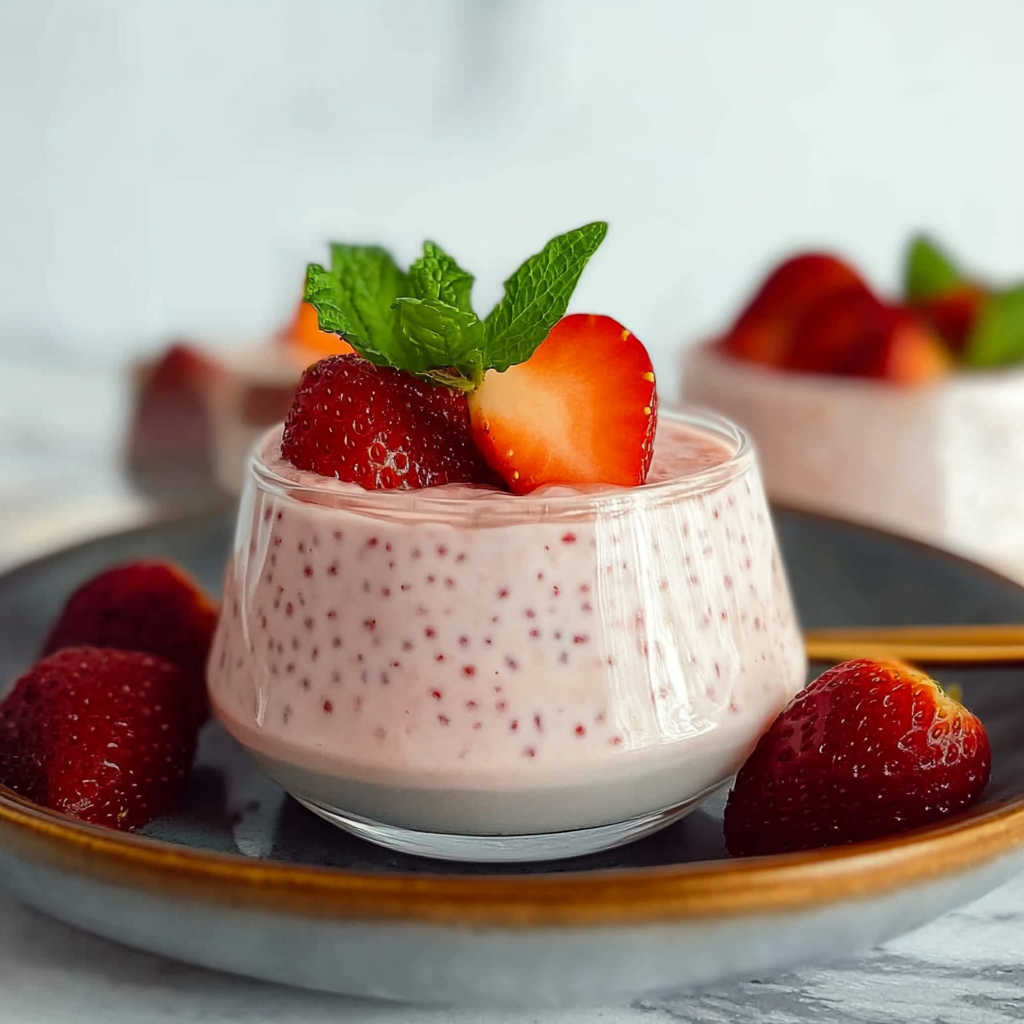 Recipe preparation for Strawberry Sago