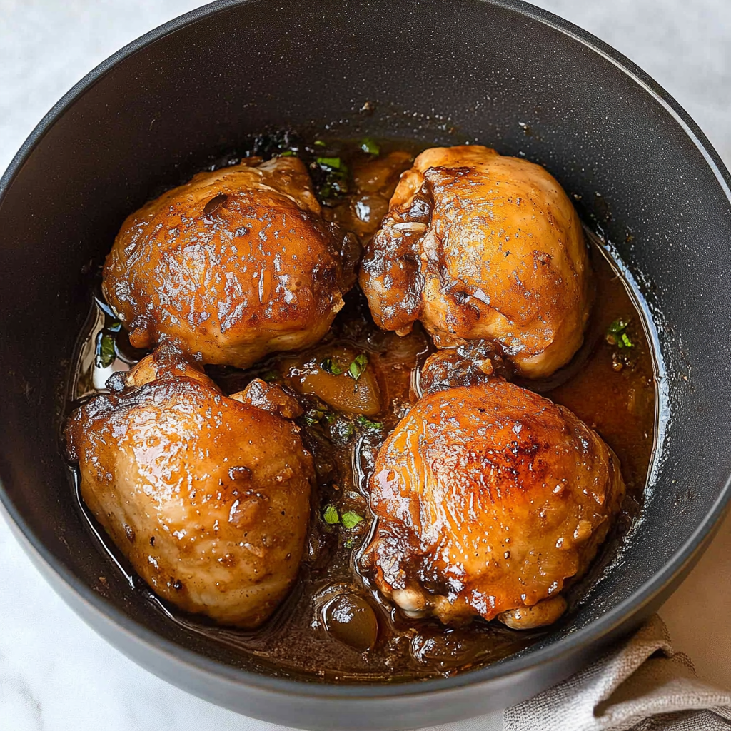 Recipe preparation for Chicken Adobo