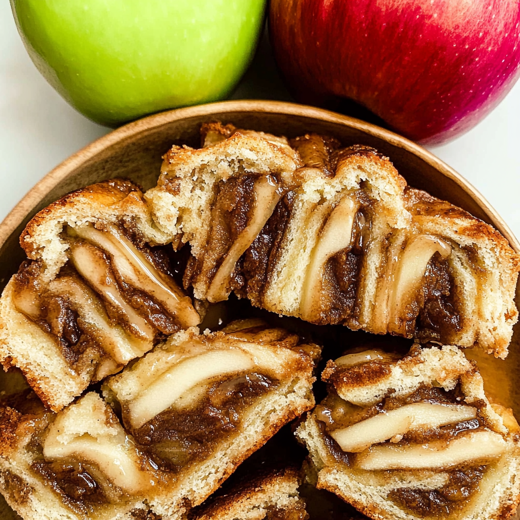 Recipe preparation for Apple Cinnamon Babka