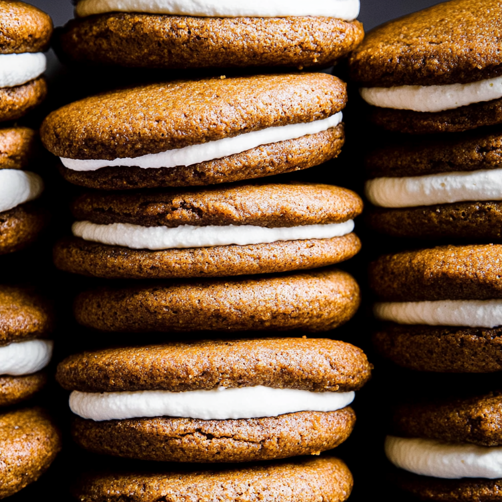 Recipe preparation for Gingerbread Whoopie Pies
