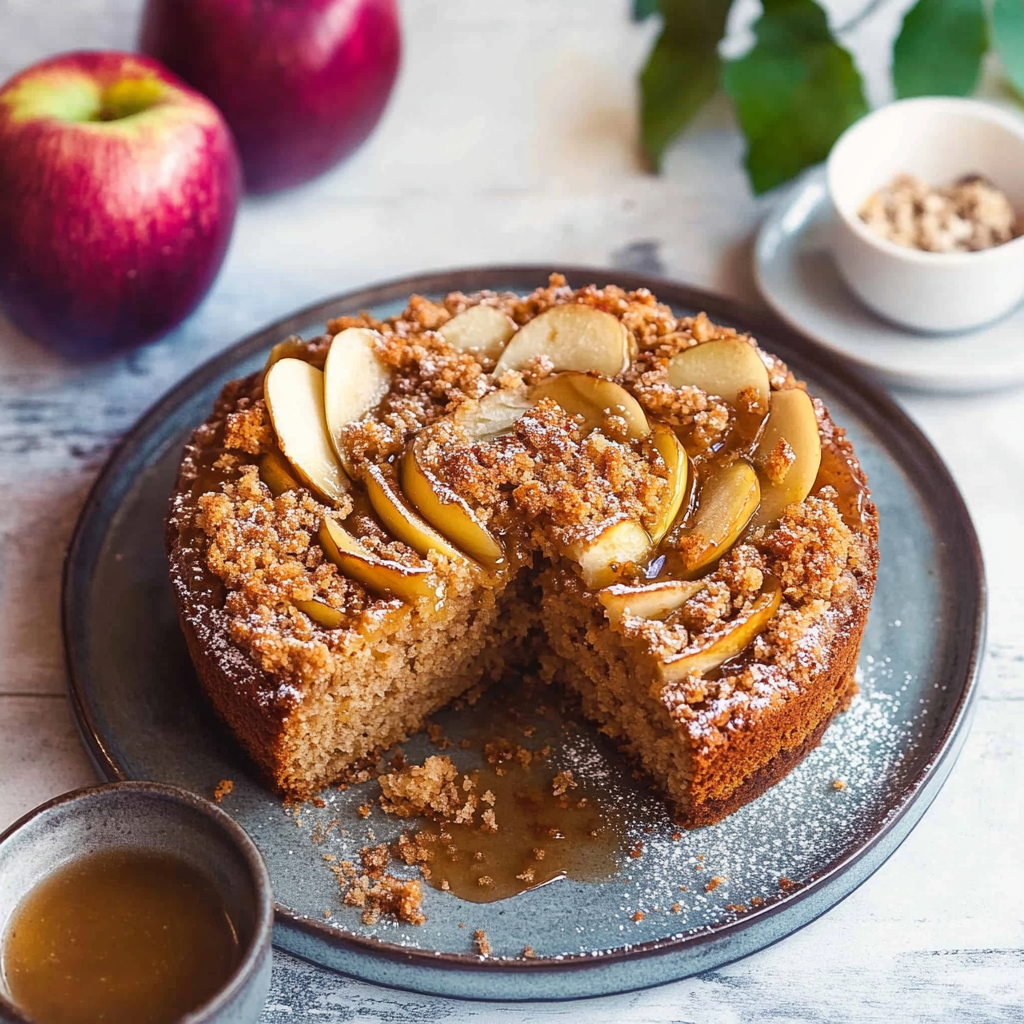 Recipe preparation for Vegan Apple Cake