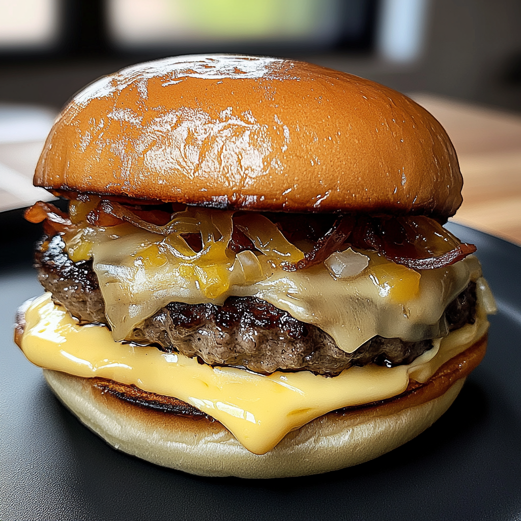 Recipe preparation for smash burger turkey baconnaise