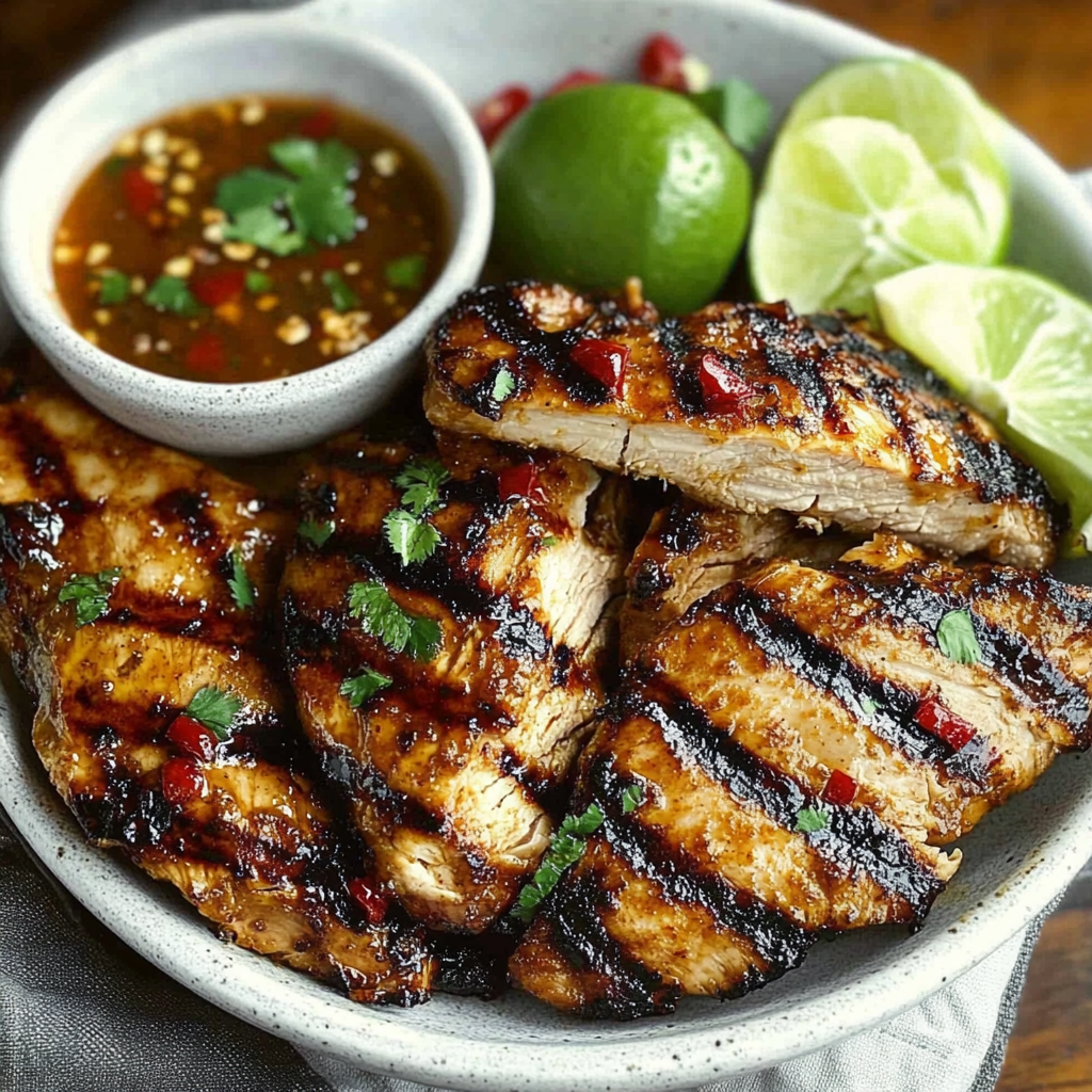 Recipe preparation for Sweet Chili Chicken Grilled