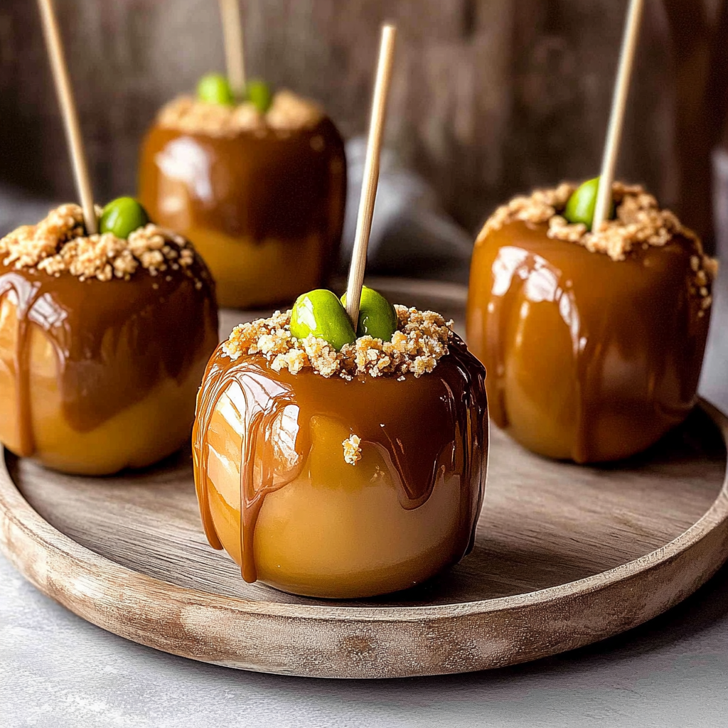 Recipe preparation for Caramel Apples