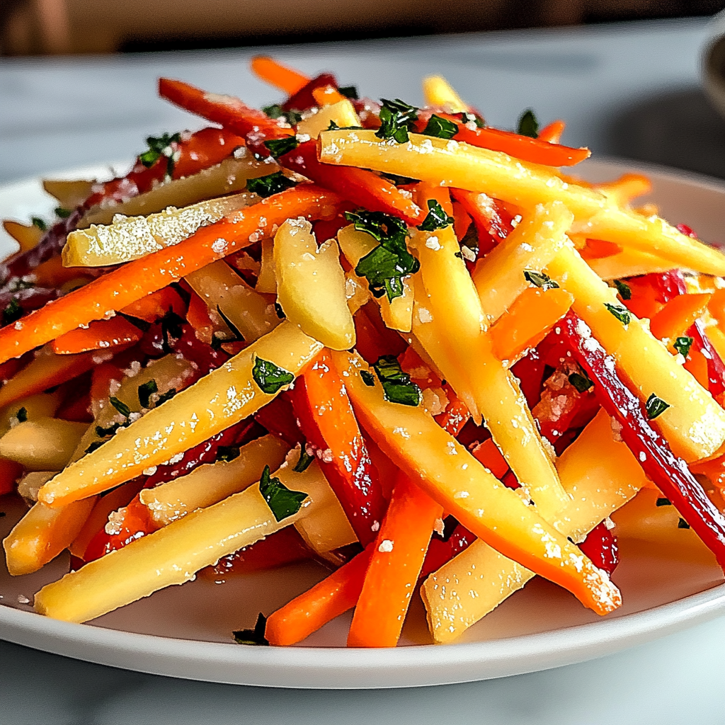 Recipe preparation for Carrot Apple Salad