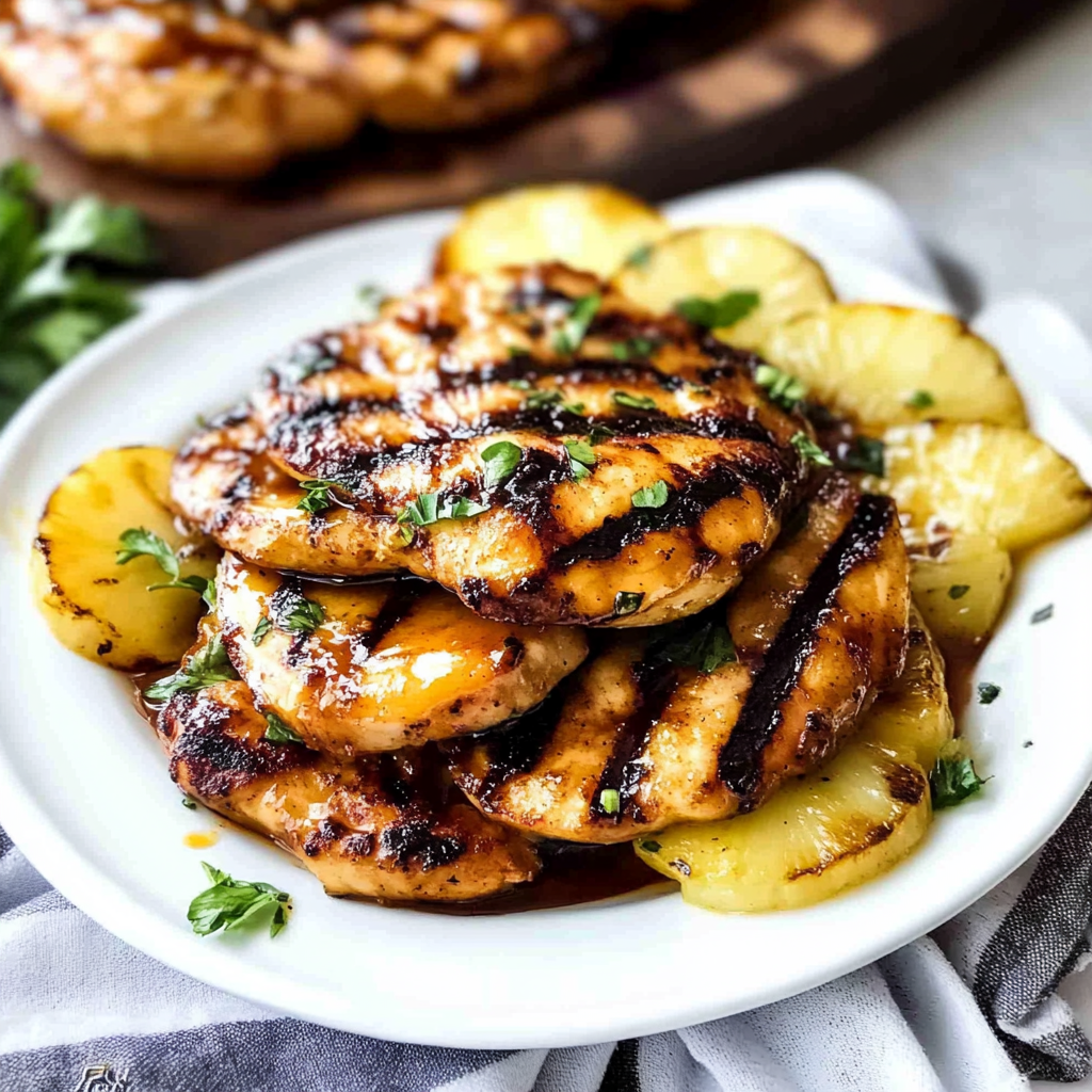 Recipe preparation for Pineapple Chicken Recipe