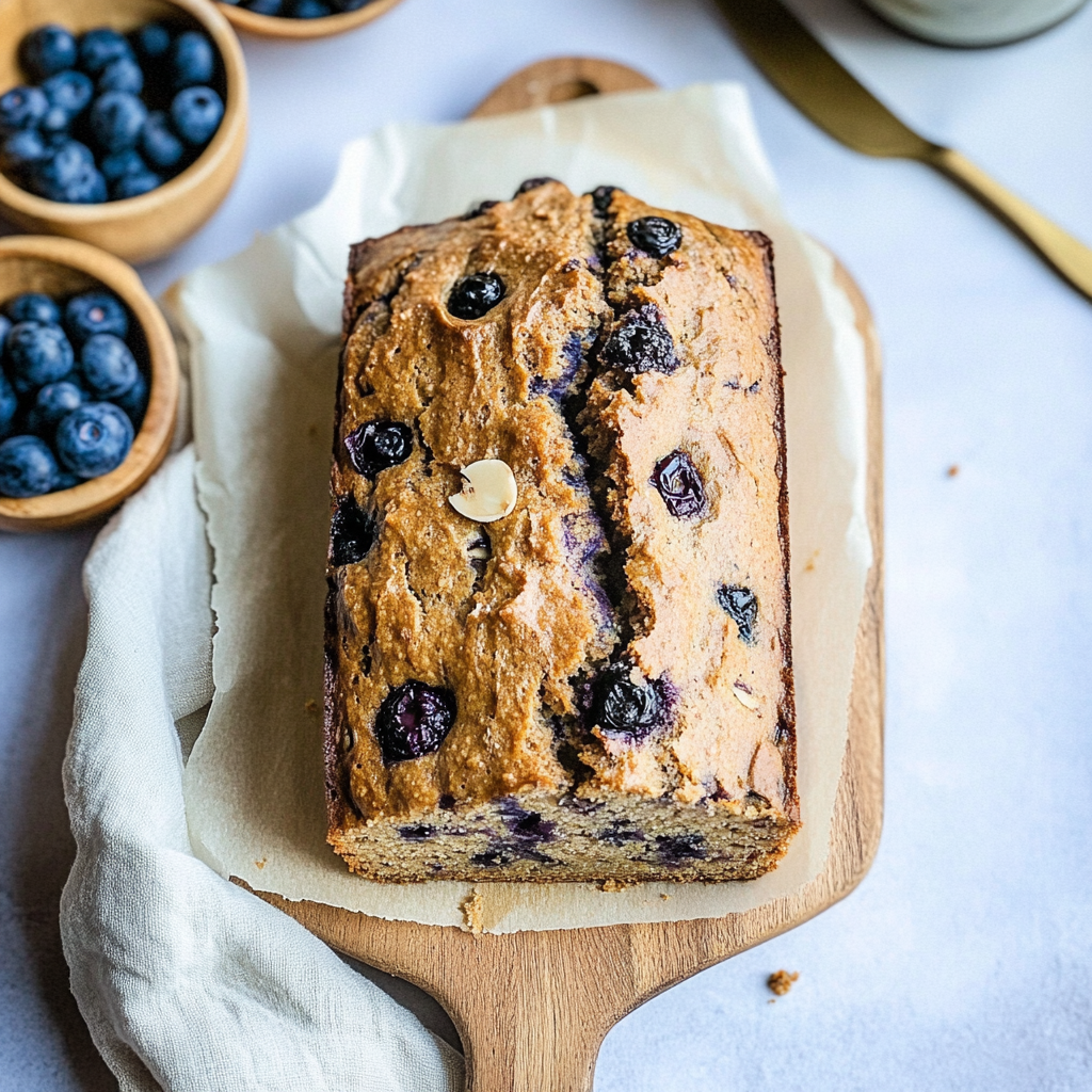 Recipe preparation for Blueberry Zucchini Bread