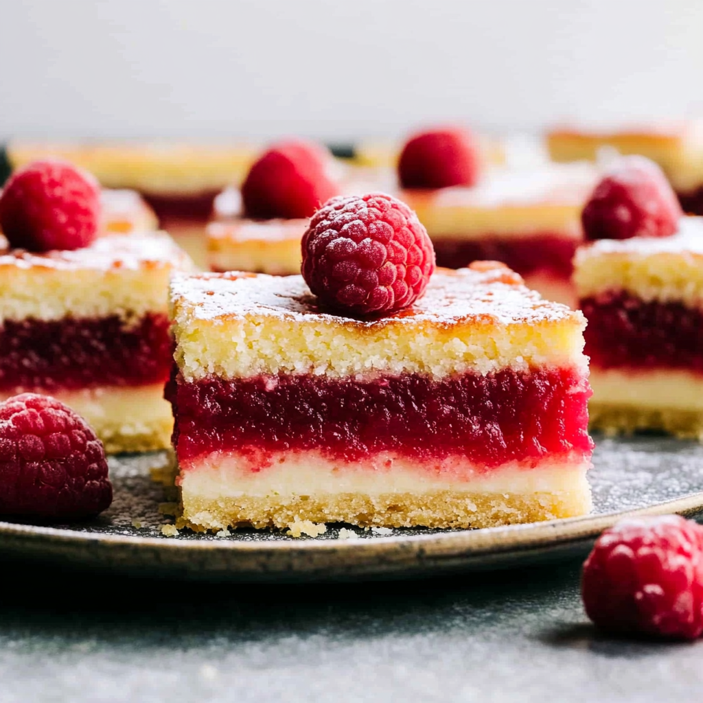 Recipe preparation for Raspberry Lemon Bars