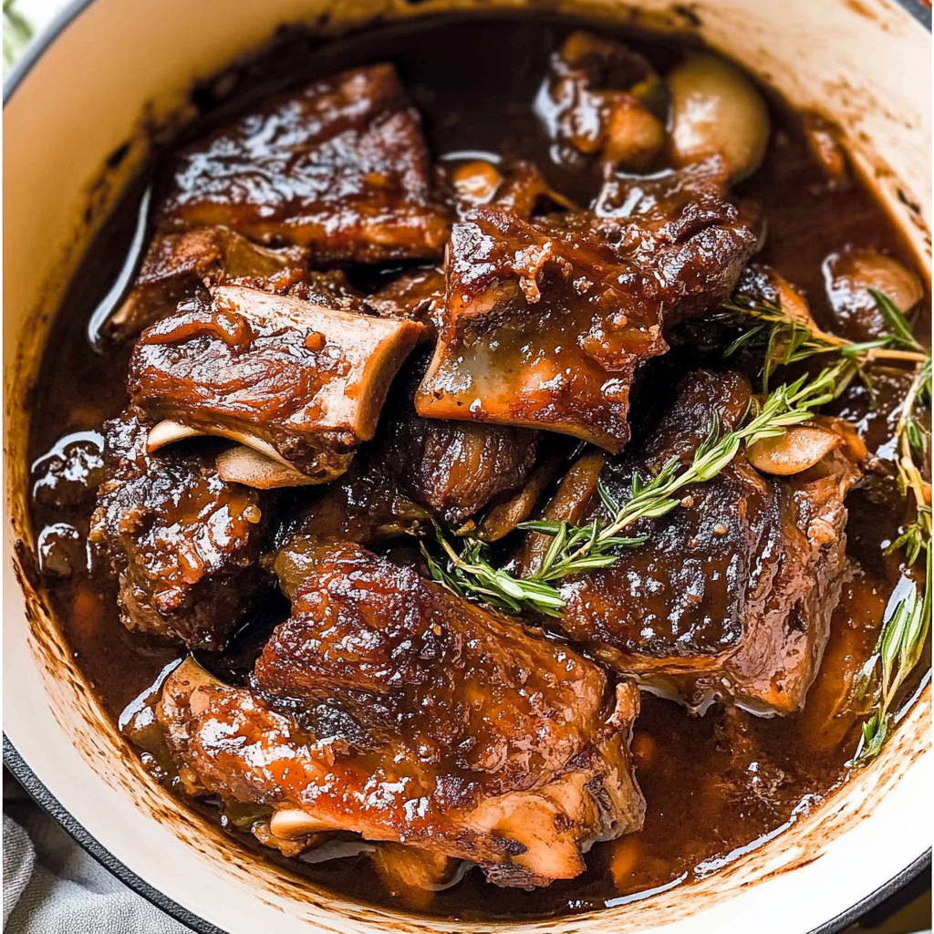 Recipe preparation for Slow Cooker Short Ribs