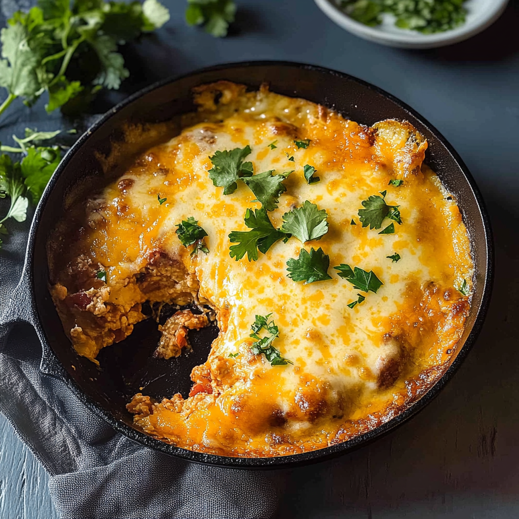 Recipe preparation for Queso Fundido