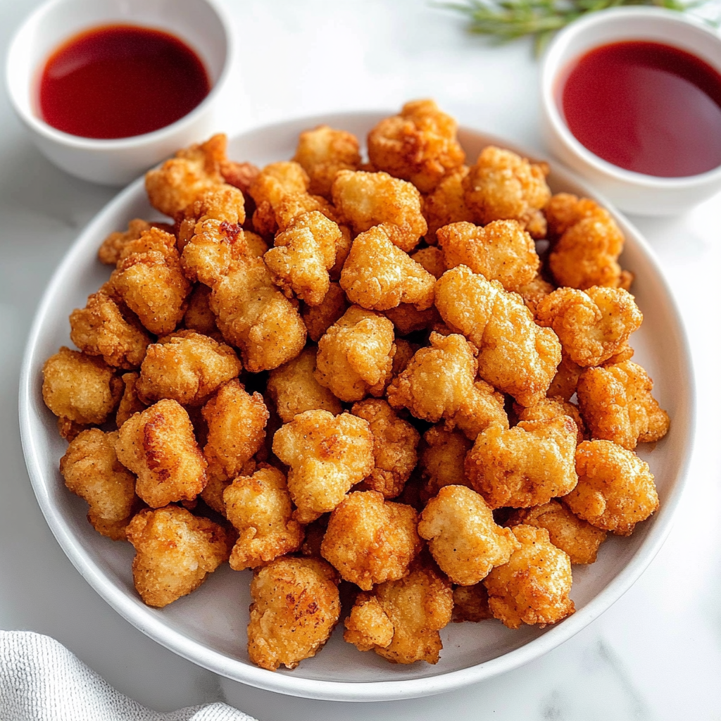 Recipe preparation for Popcorn Chicken