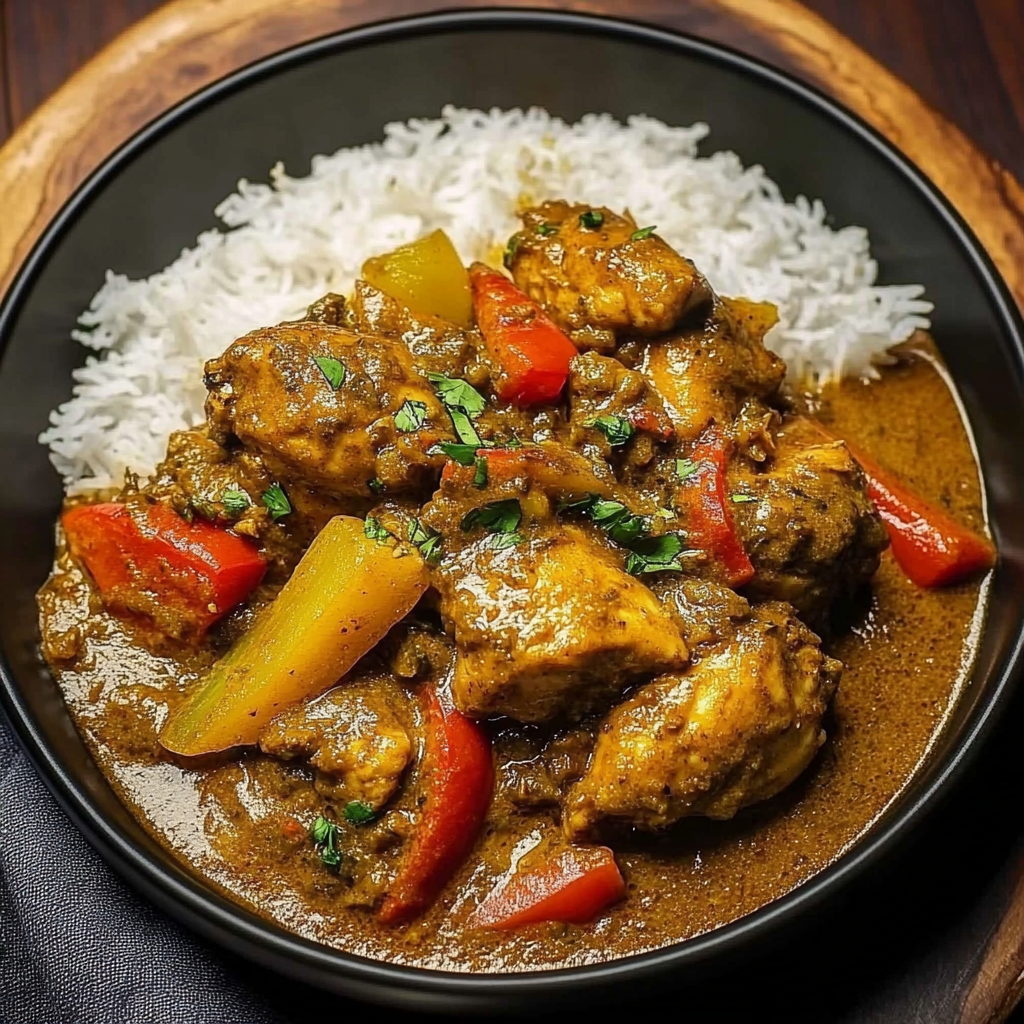 Recipe preparation for Jamaican Curry Chicken
