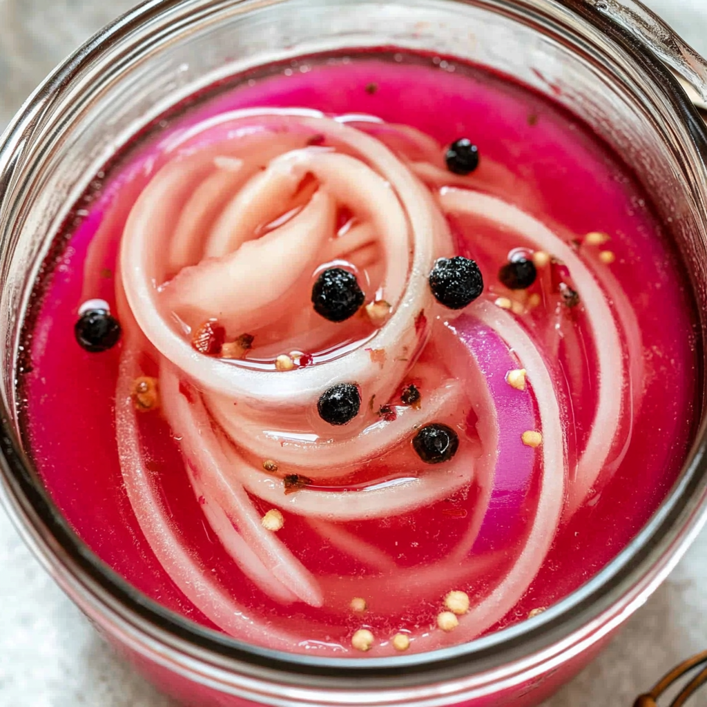Recipe preparation for Pickled Red Onions