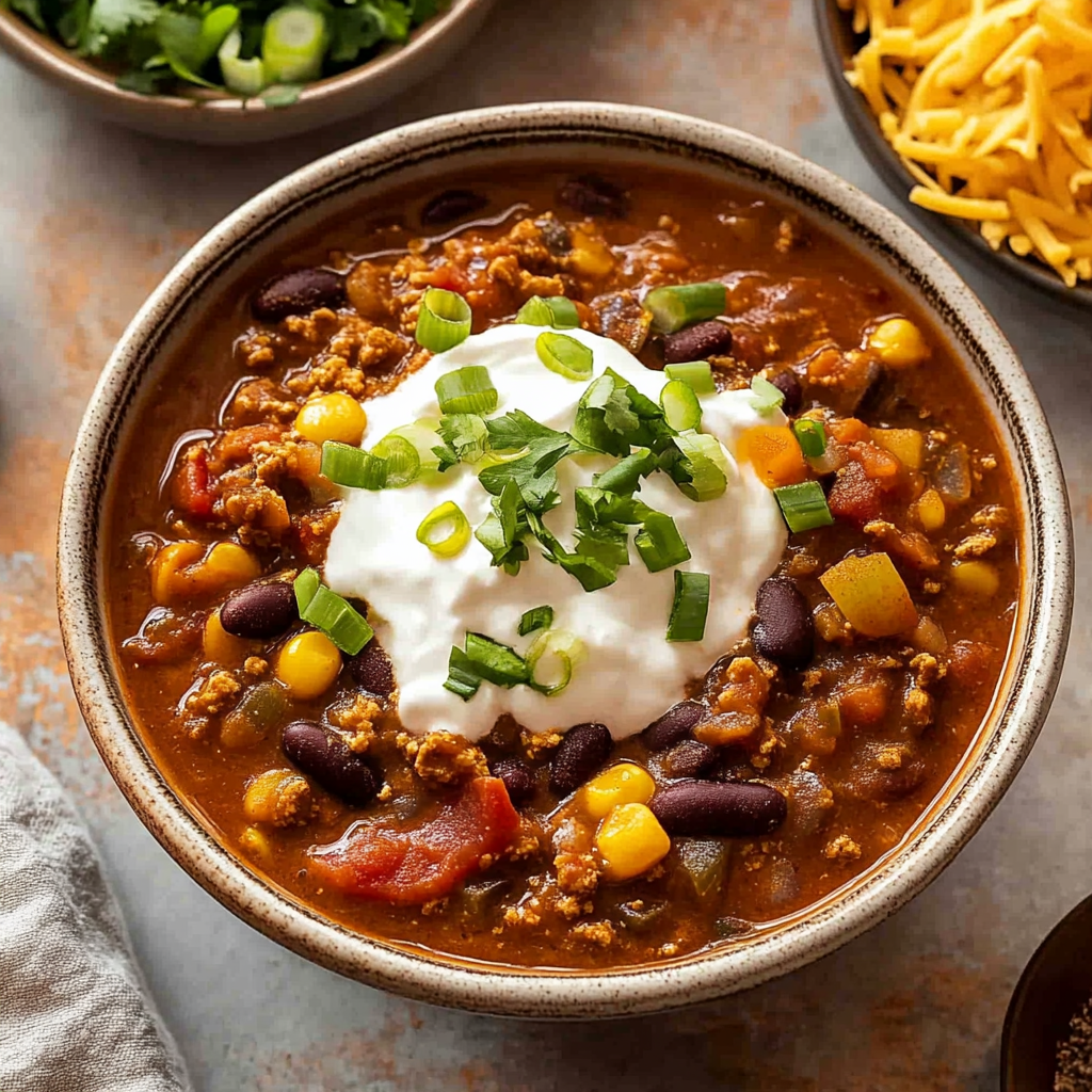 Recipe preparation for Hearty Pumpkin Chili Recipe