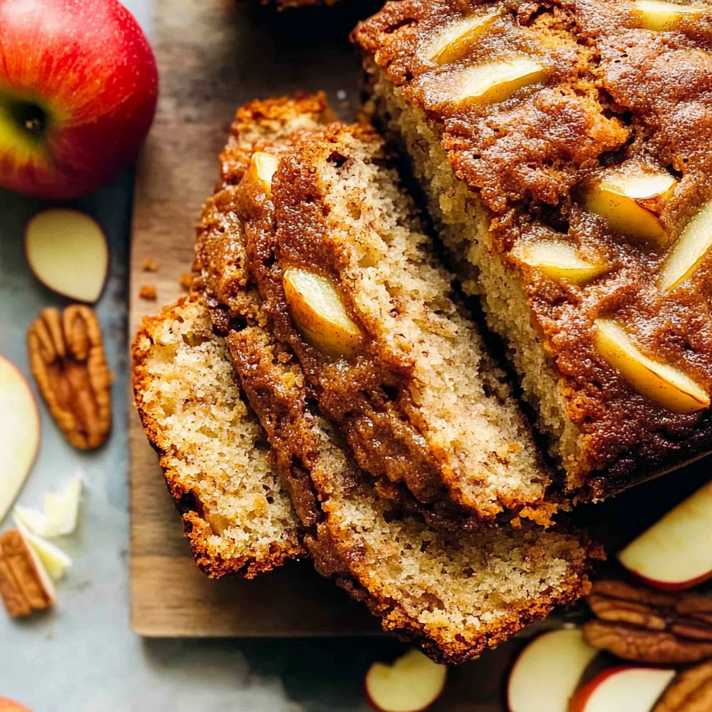 Recipe preparation for Apple Cinnamon Bread