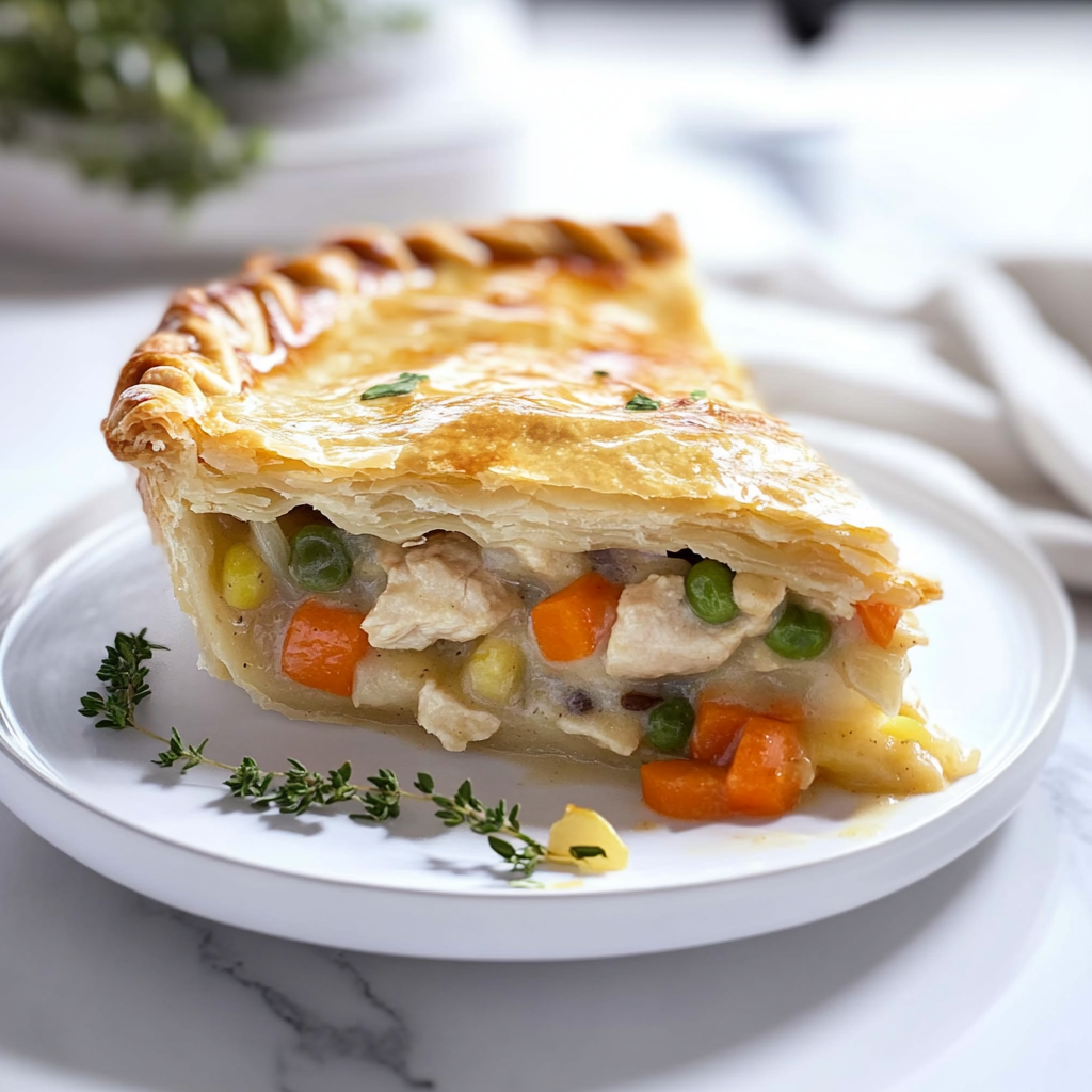 Recipe preparation for Chicken Pot Pie