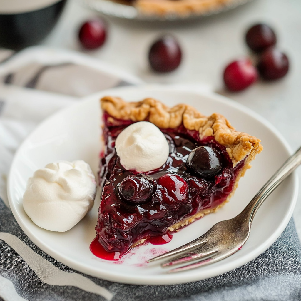 Recipe preparation for Cherry Pie