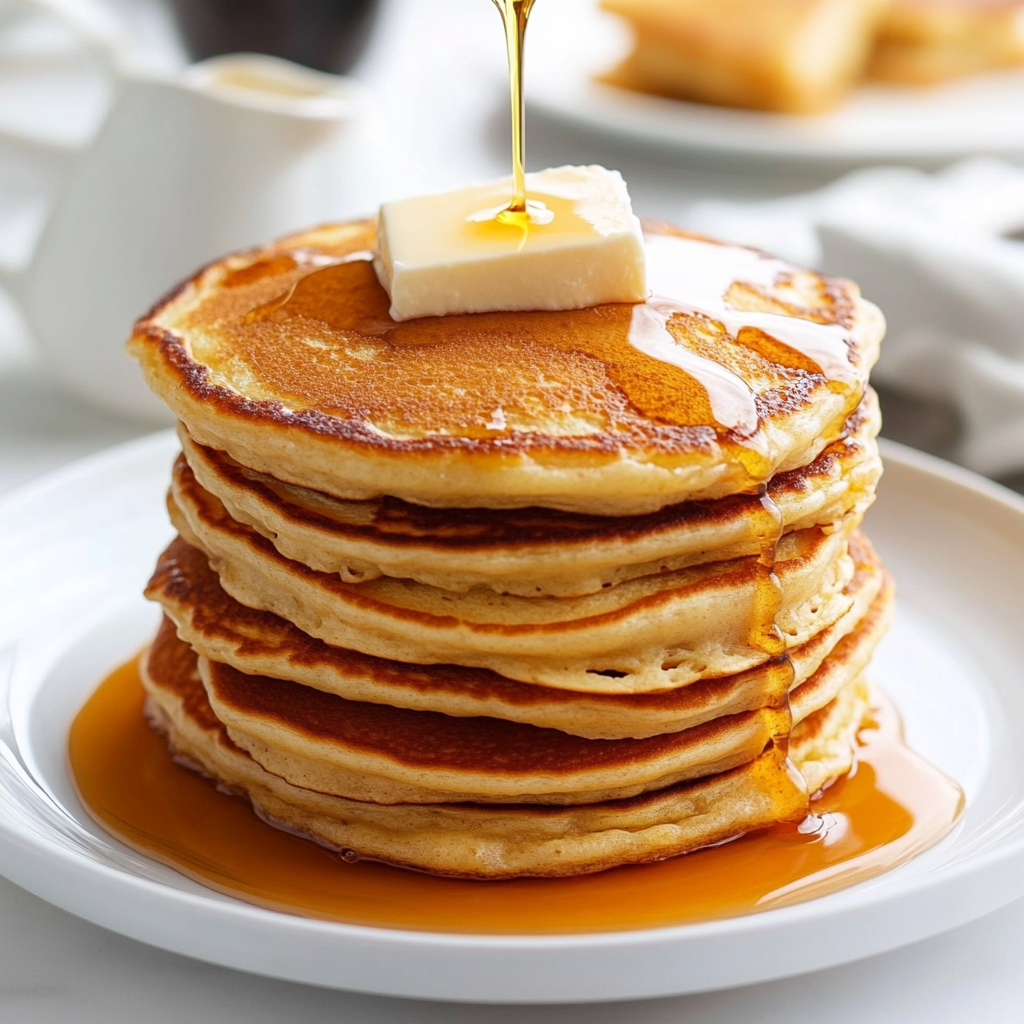 Recipe preparation for BEST Homemade Pancakes