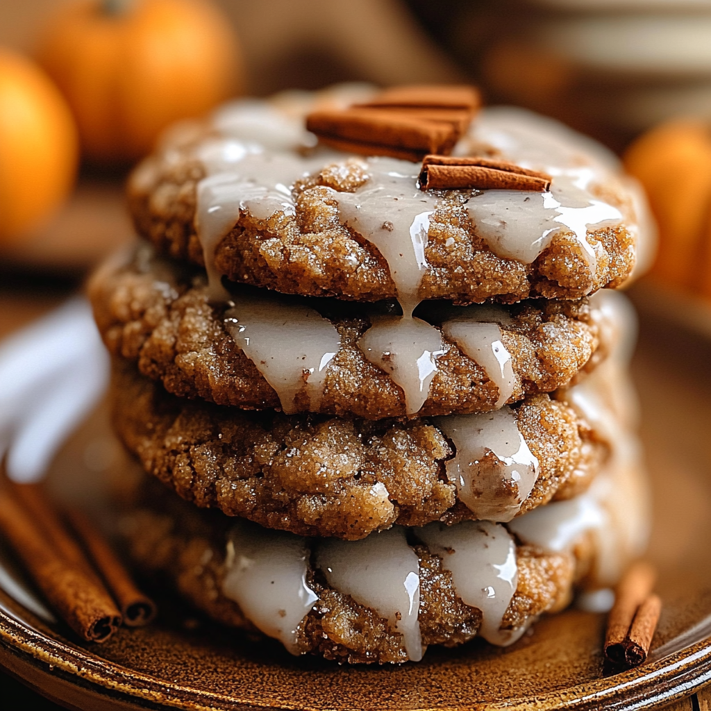 Recipe preparation for Pumpkin Coffee Cake Cookies
