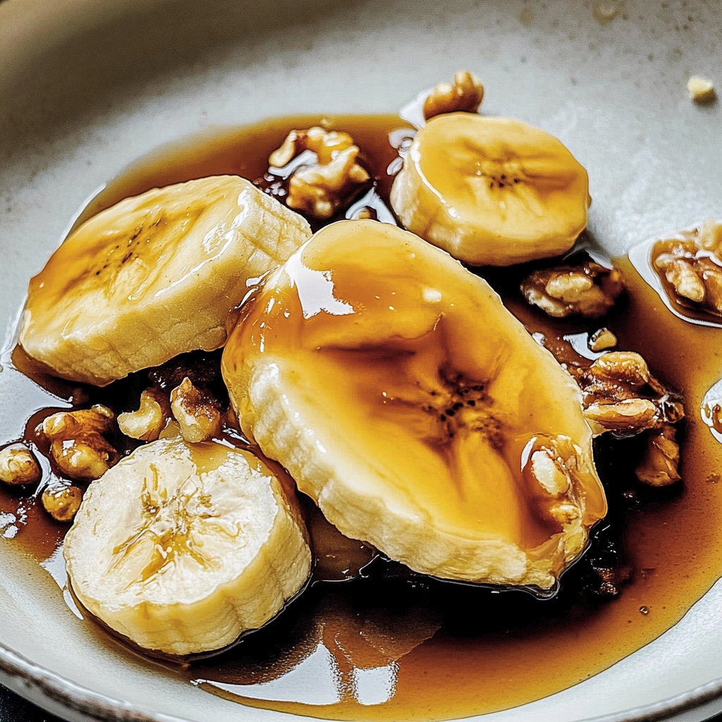 Recipe preparation for Bananas Foster