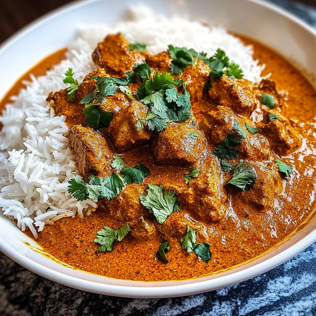 Recipe preparation for Slow Cooker Indian Butter Chicken