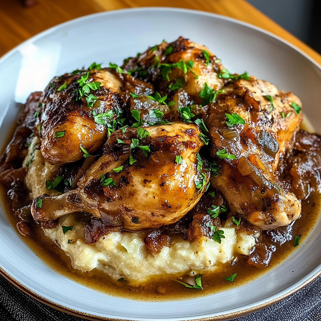 Recipe preparation for Savory Slow-Cooked Crockpot Chicken