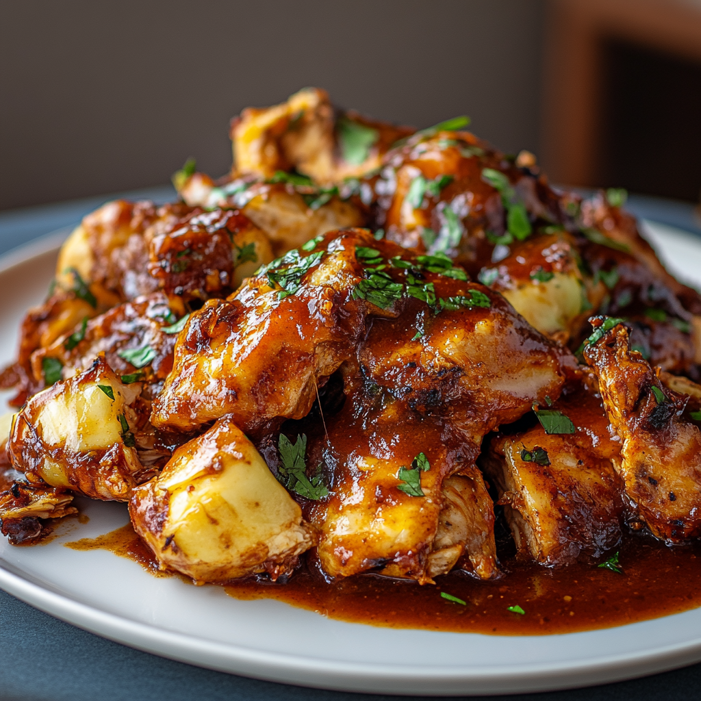 Recipe preparation for Air Fryer BBQ Chicken