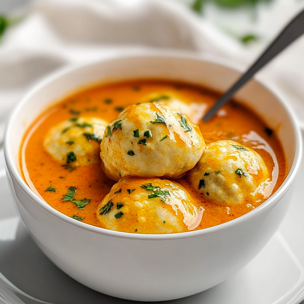 Recipe preparation for Best Tomato Soup Cheddar Bay