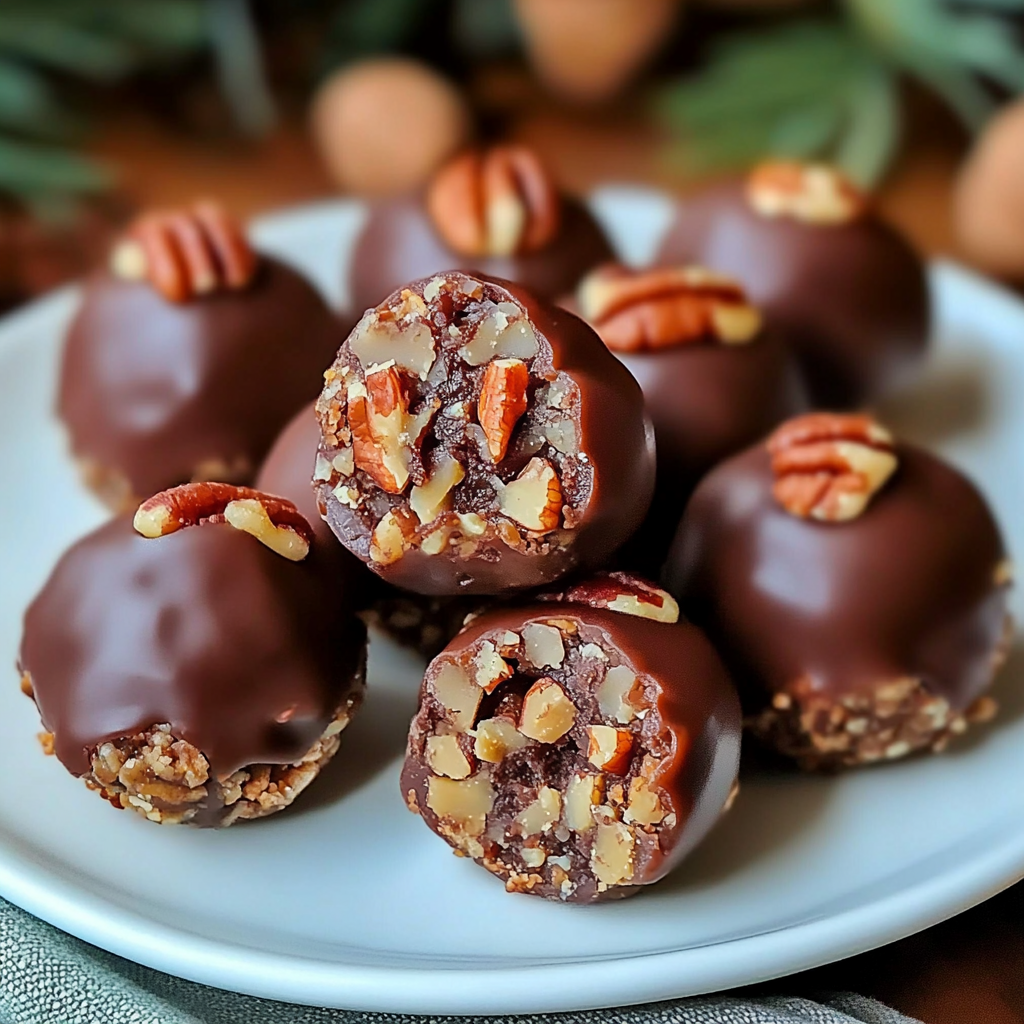 Recipe preparation for Pioneer Woman Pecan Pie Balls