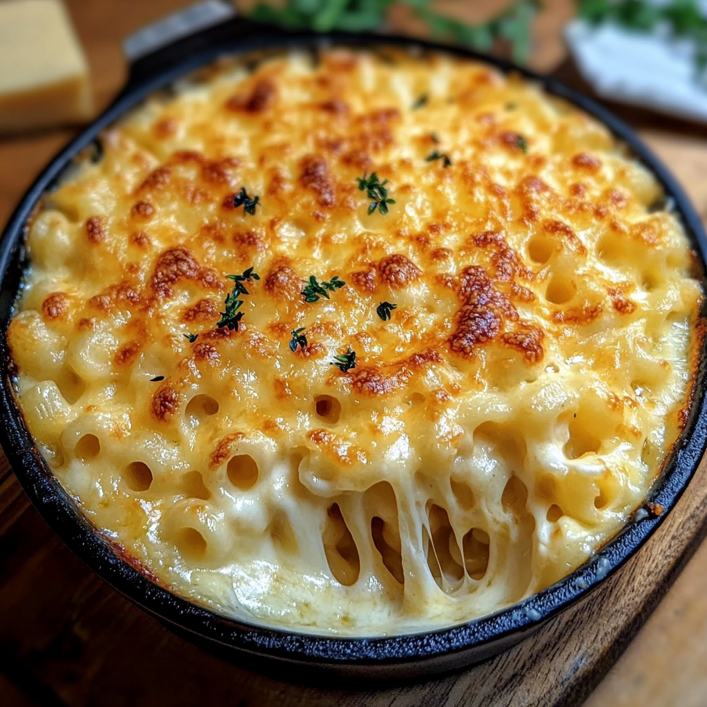 Recipe preparation for Creamy and Cheesy Baked Macaroni