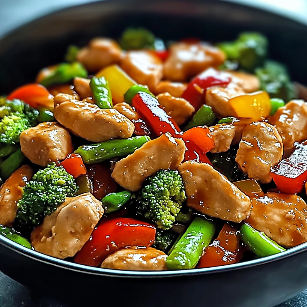 Recipe preparation for Teriyaki Chicken Stir Fry