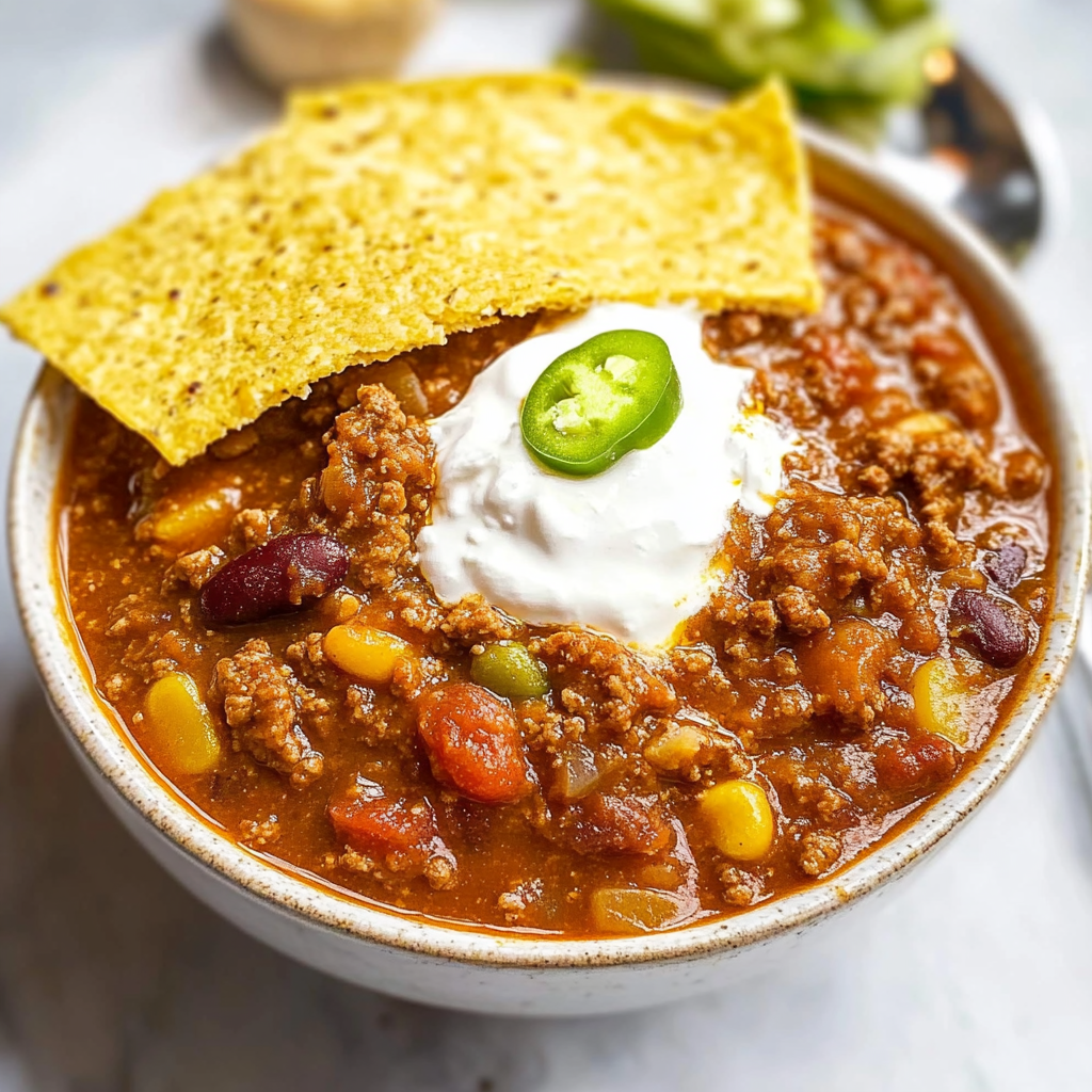 Recipe preparation for Easy Chili Recipe