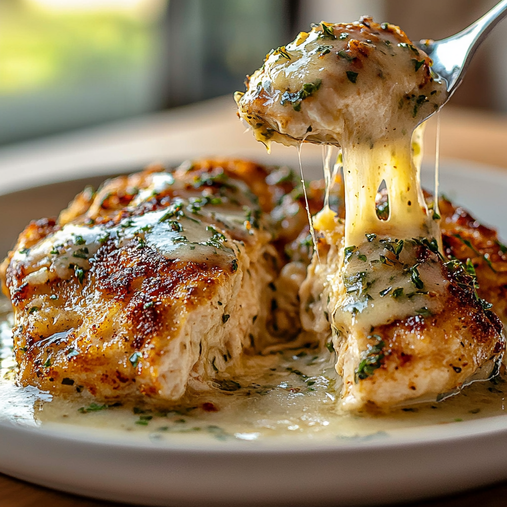 Recipe preparation for Garlic Parmesan Chicken Bake