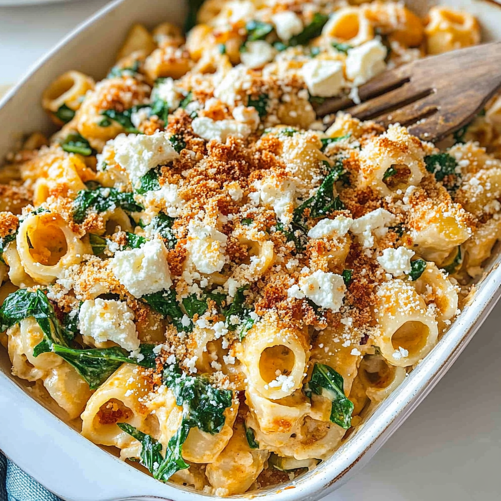 Recipe preparation for Pumpkin Feta Pasta