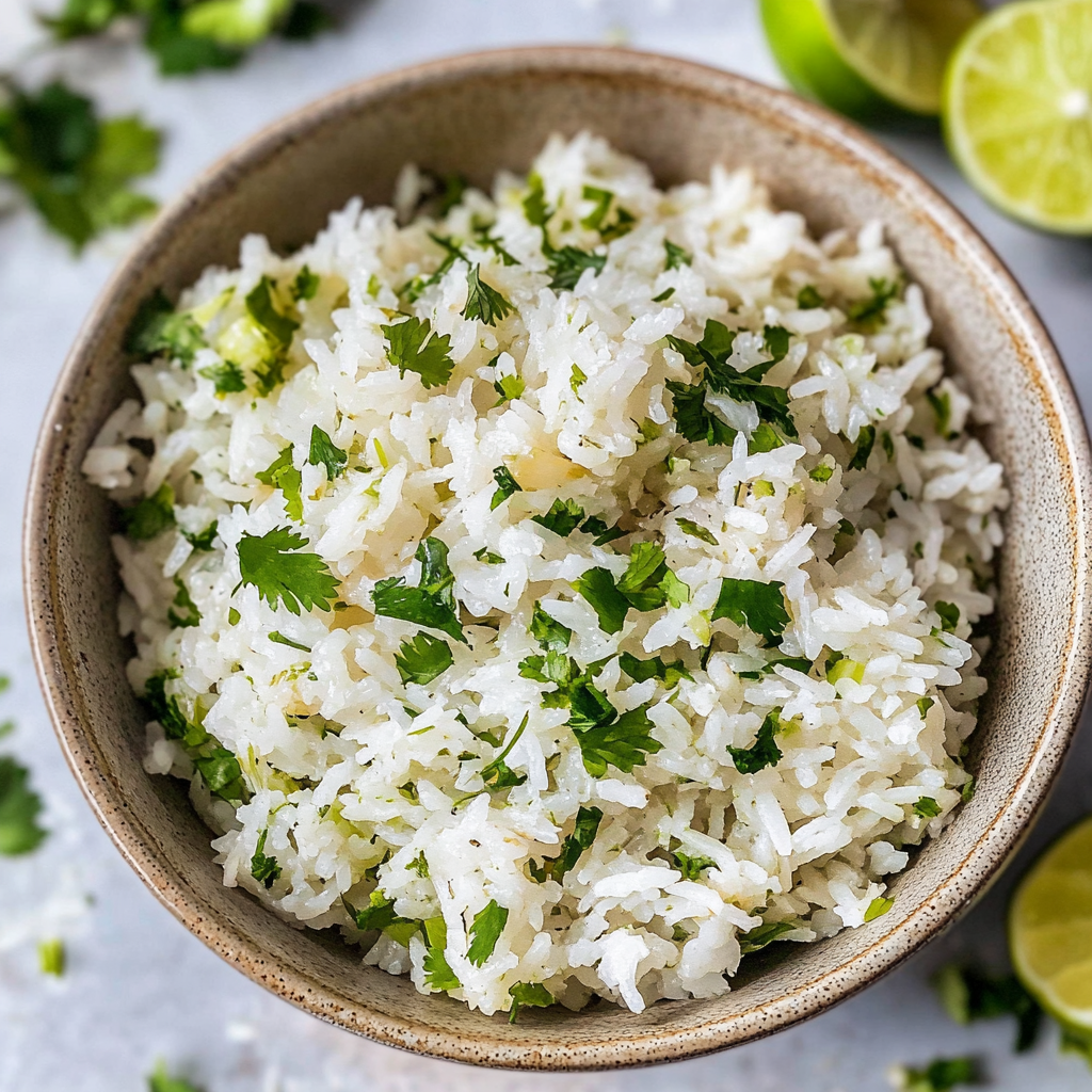 Recipe preparation for Cilantro Lime Rice