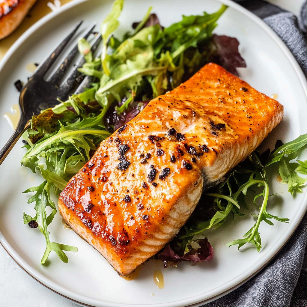 Recipe preparation for Air Fryer Salmon