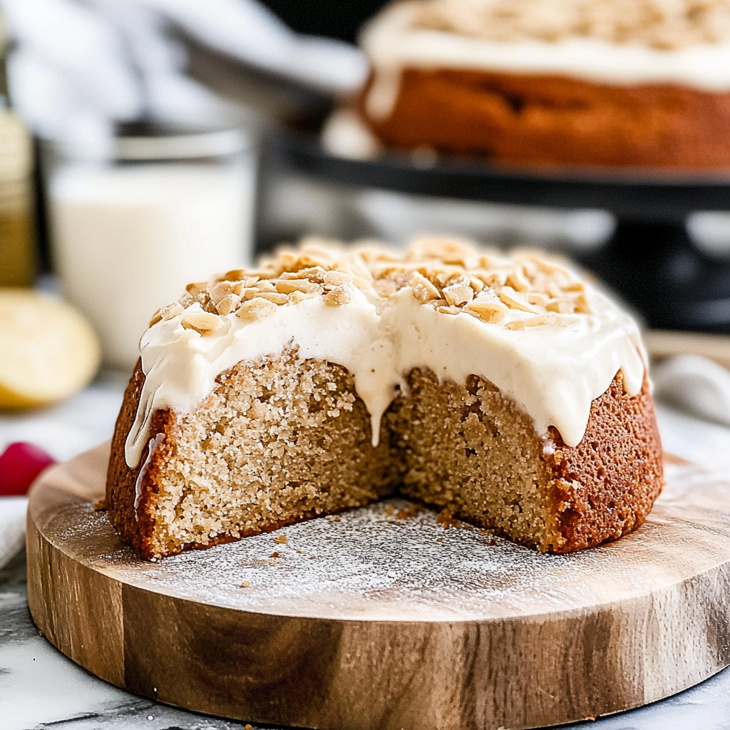Recipe preparation for Applesauce Cake