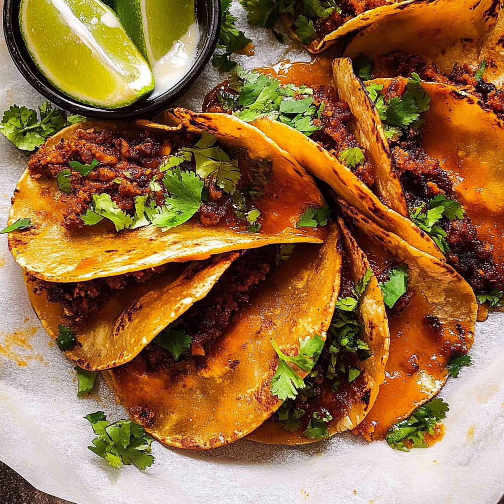 Recipe preparation for Birria Tacos