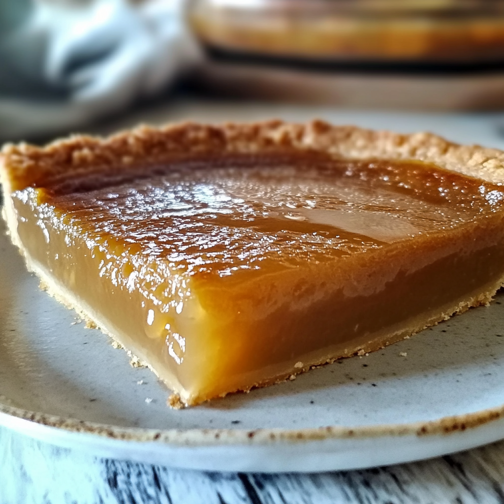 Recipe preparation for Salted Honey Pie
